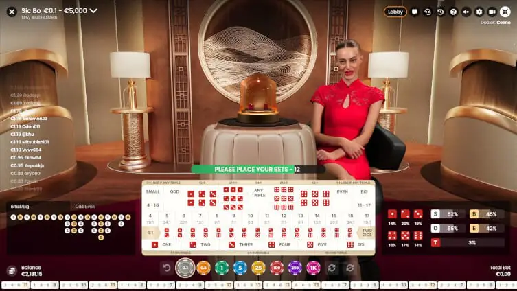 Sic Bo (Pragmatic Play) Image 1